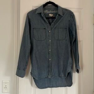 Madewell denim button down